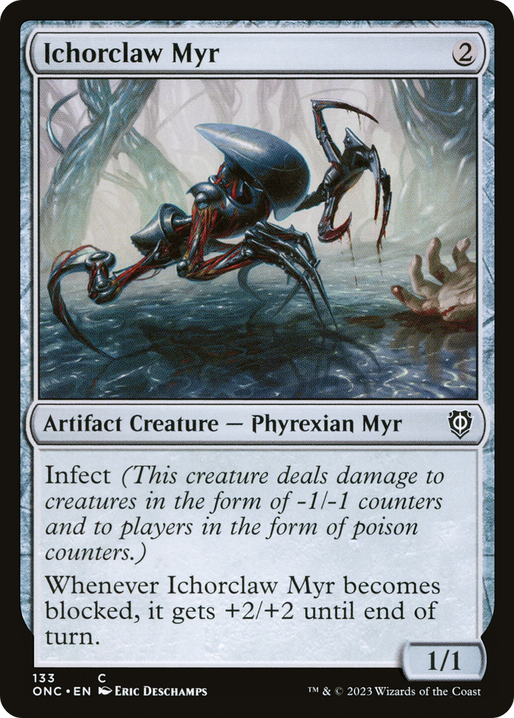 Ichorclaw Myr [Phyrexia: All Will Be One Commander] | Kessel Run Games Inc. 