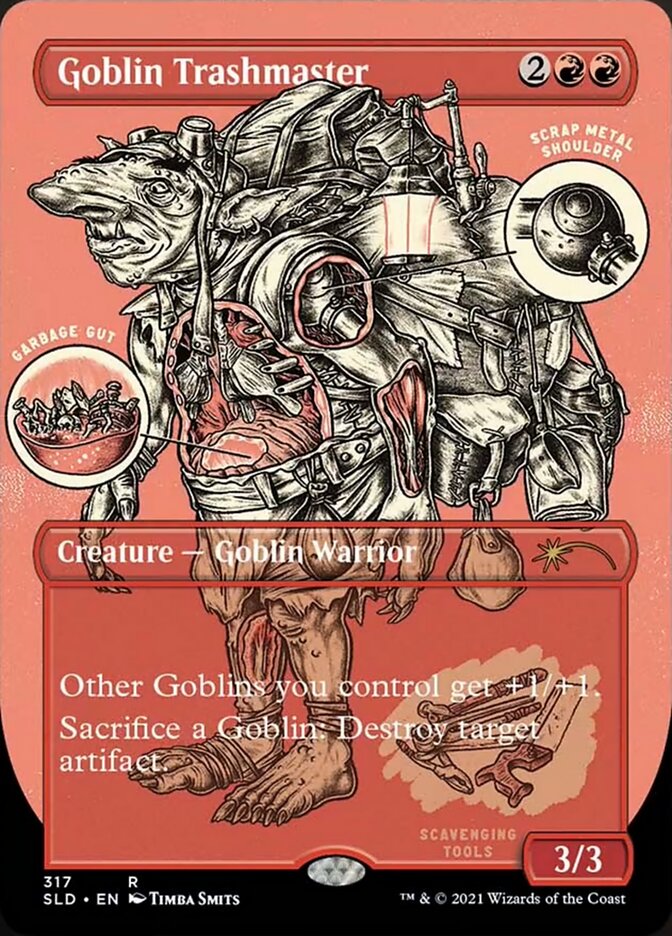 Goblin Trashmaster (Borderless) [Secret Lair Drop Series] | Kessel Run Games Inc. 