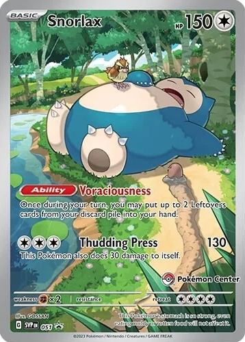 Snorlax (051) (Pokemon Center) [Scarlet & Violet: Black Star Promos] | Kessel Run Games Inc. 