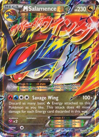 M Salamence EX (XY171) (Jumbo Card) [XY: Black Star Promos] | Kessel Run Games Inc. 