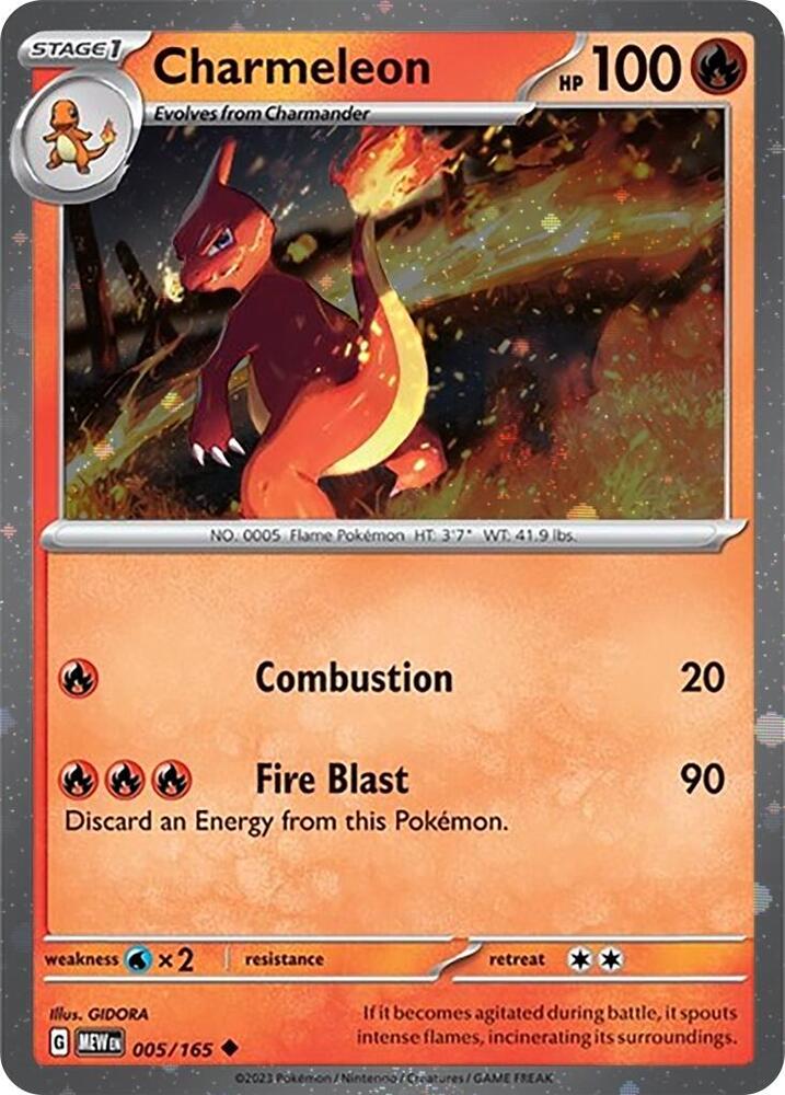 Charmeleon (005) (Cosmos Holo) [Scarlet & Violet: Black Star Promos] | Kessel Run Games Inc. 