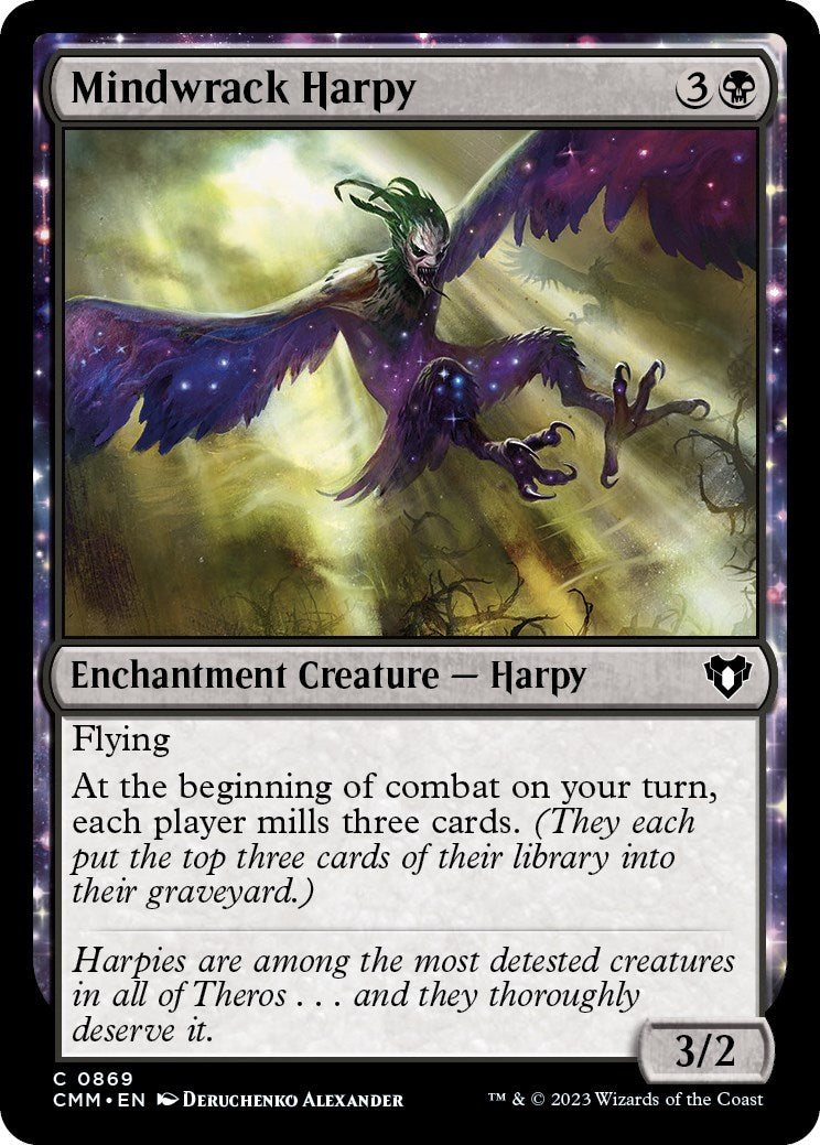 Mindwrack Harpy [Commander Masters] | Kessel Run Games Inc. 