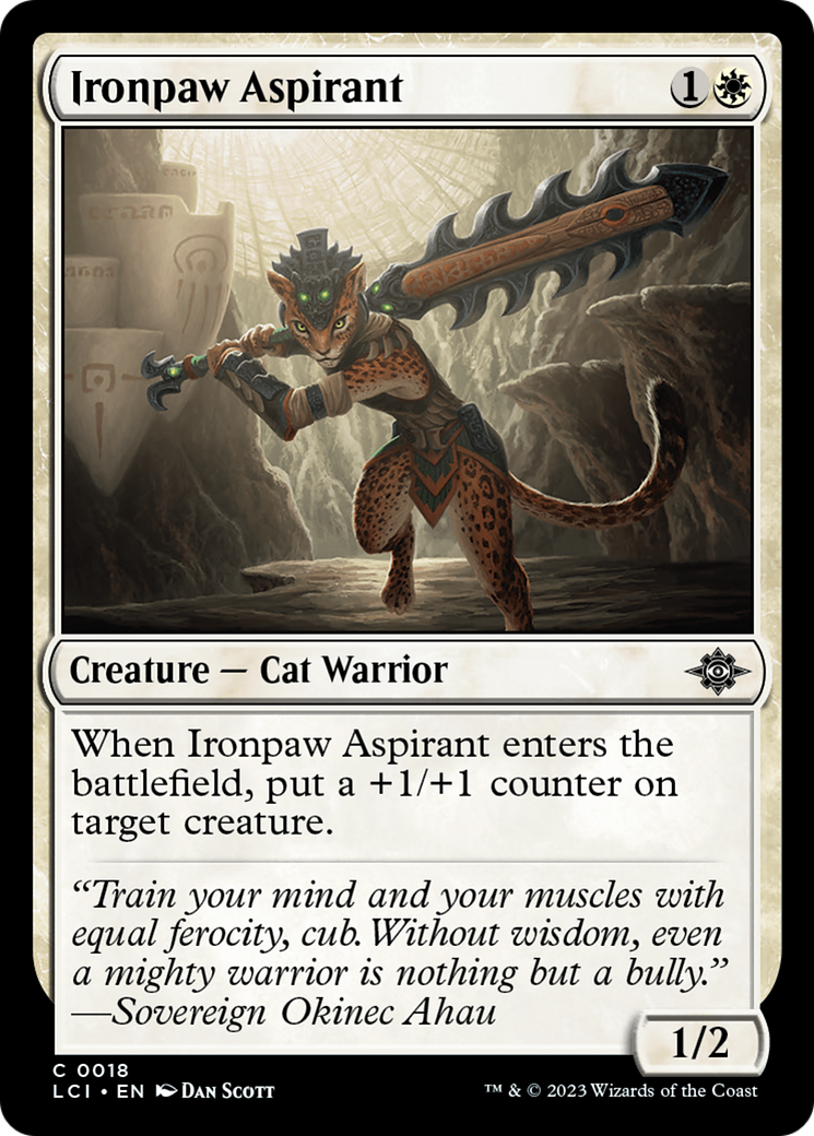 Ironpaw Aspirant [The Lost Caverns of Ixalan] | Kessel Run Games Inc. 