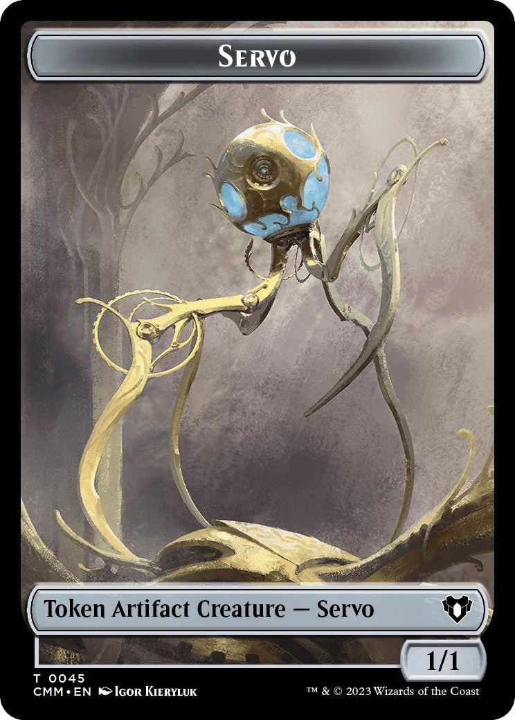 Servo // Ogre Double-Sided Token [Commander Masters Tokens] | Kessel Run Games Inc. 