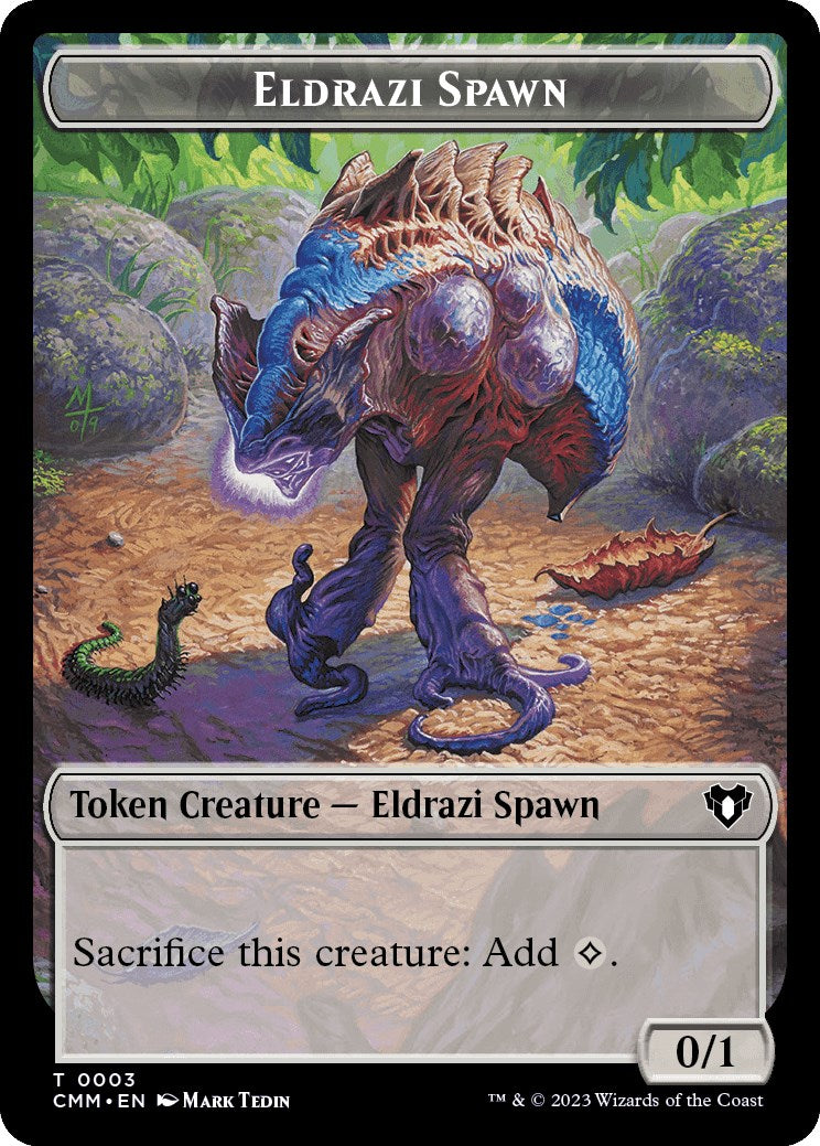 Eldrazi Spawn // Insect Double-Sided Token [Commander Masters Tokens] | Kessel Run Games Inc. 