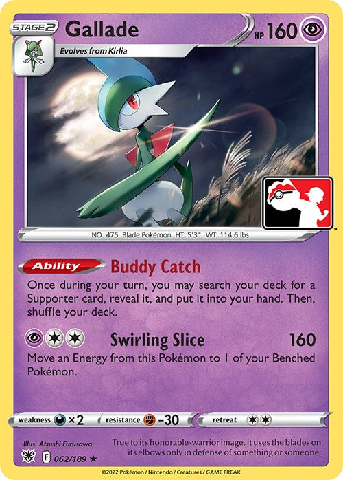 Gallade (062/189) [Prize Pack Series Three] | Kessel Run Games Inc. 