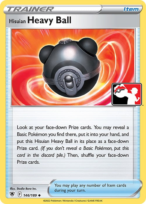Hisuian Heavy Ball (146/189) [Prize Pack Series Three] | Kessel Run Games Inc. 