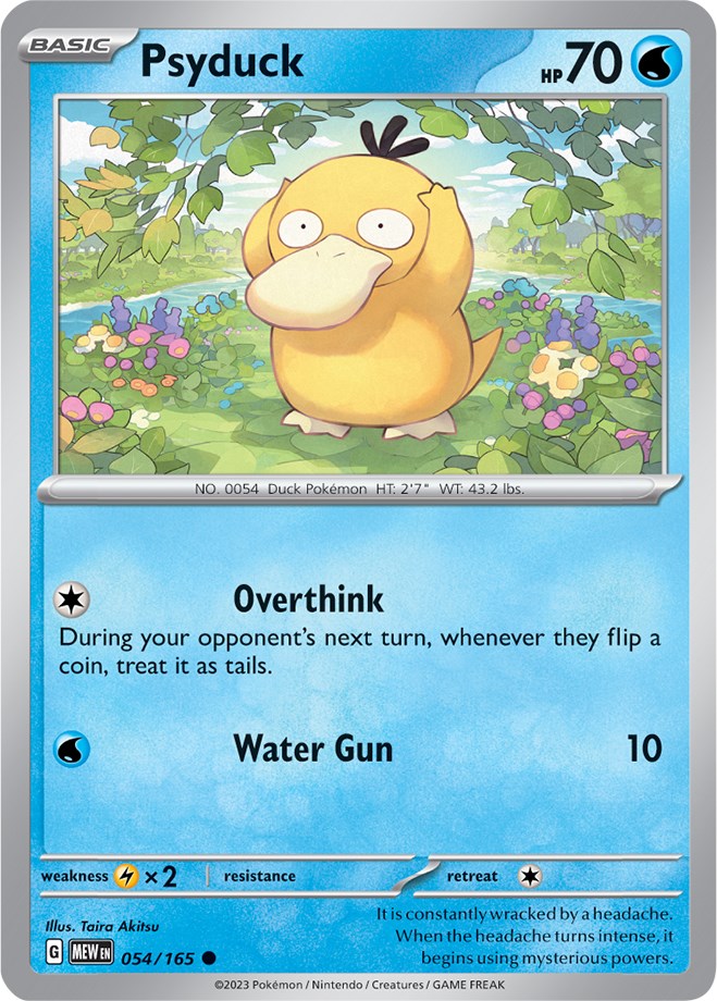 Psyduck (054/165) [Scarlet & Violet 151] | Kessel Run Games Inc. 