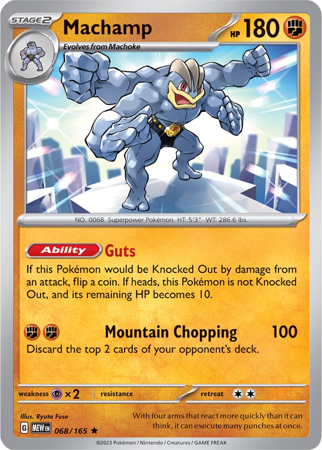 Machamp (068/165) [Scarlet & Violet: 151] | Kessel Run Games Inc. 