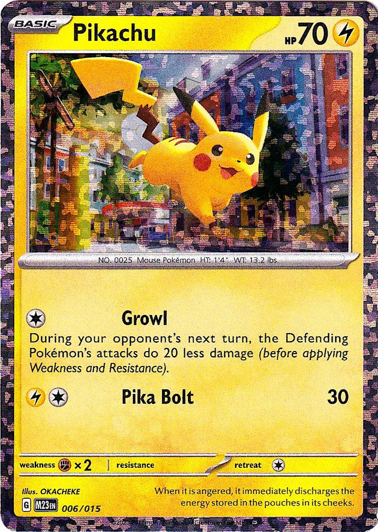 Pikachu (006/015) [McDonald's Promos: 2023 Collection] | Kessel Run Games Inc. 