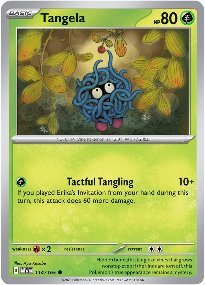 Tangela (114/165) [Scarlet & Violet 151] | Kessel Run Games Inc. 