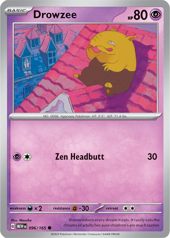 Drowzee (096/165) [Scarlet & Violet 151] | Kessel Run Games Inc. 