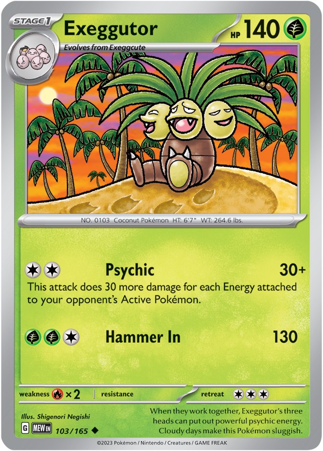 Exeggutor (103/165) [Scarlet & Violet 151] | Kessel Run Games Inc. 