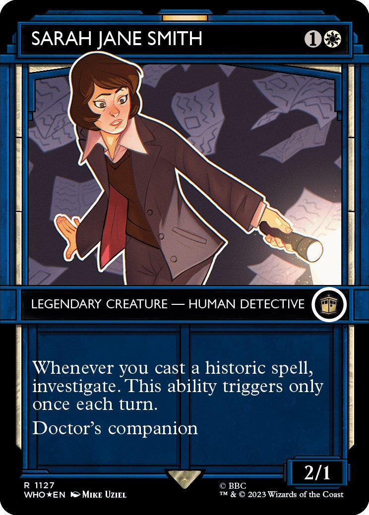 Sarah Jane Smith (Showcase) (Surge Foil) [Doctor Who] | Kessel Run Games Inc. 