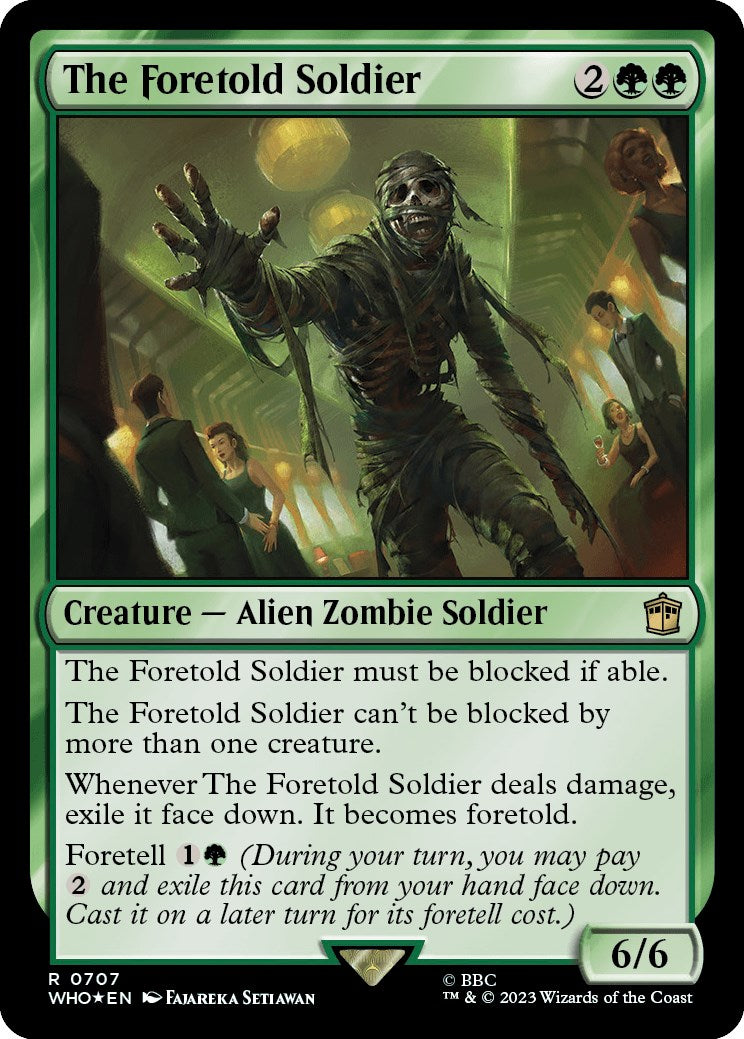 The Foretold Soldier (Surge Foil) [Doctor Who] | Kessel Run Games Inc. 