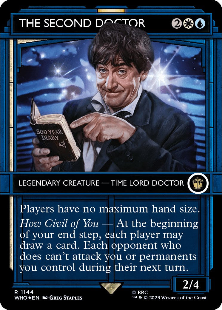 The Second Doctor (Showcase) (Surge Foil) [Doctor Who] | Kessel Run Games Inc. 