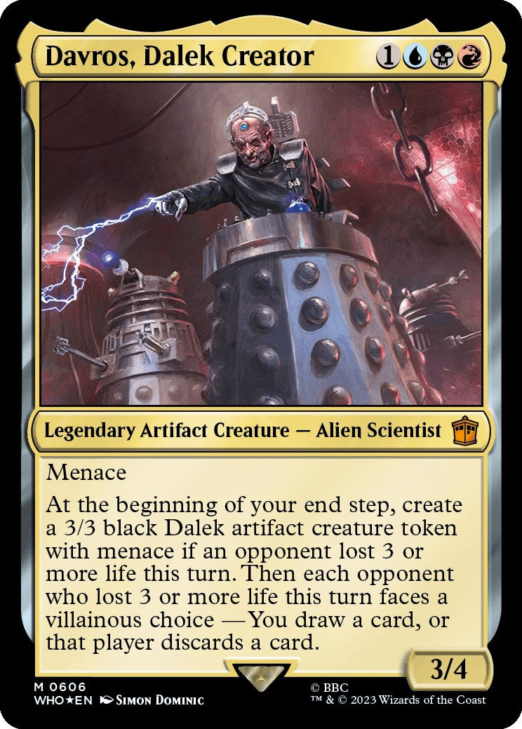 Davros, Dalek Creator (Surge Foil) [Doctor Who] | Kessel Run Games Inc. 