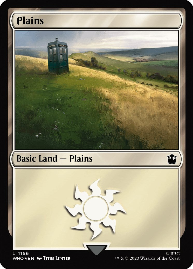 Plains (1156) (Surge Foil) [Doctor Who] | Kessel Run Games Inc. 