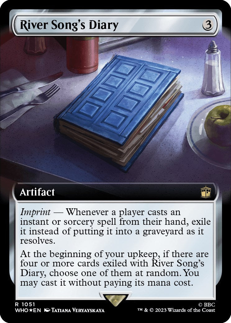 River Song's Diary (Extended Art) (Surge Foil) [Doctor Who] | Kessel Run Games Inc. 