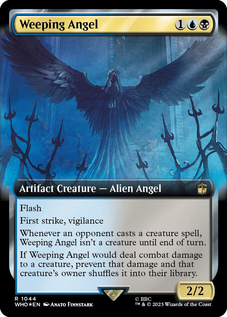 Weeping Angel (Extended Art) (Surge Foil) [Doctor Who] | Kessel Run Games Inc. 