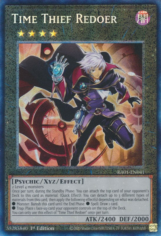 Time Thief Redoer [RA01-EN041] Prismatic Collector's Rare | Kessel Run Games Inc. 