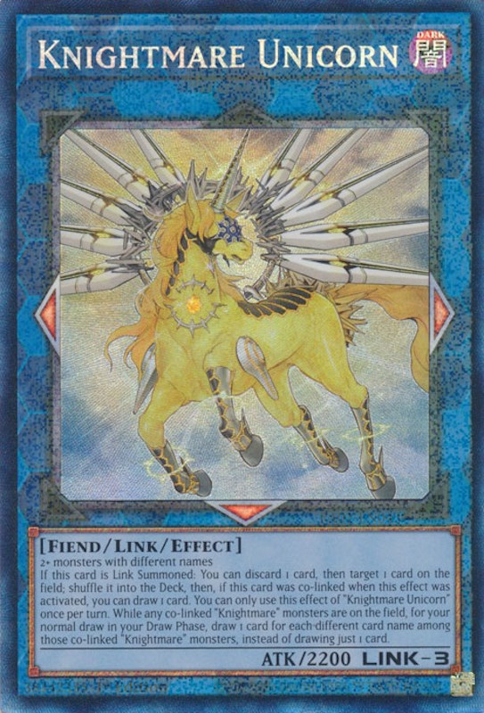 Knightmare Unicorn [RA01-EN043] Prismatic Collector's Rare | Kessel Run Games Inc. 
