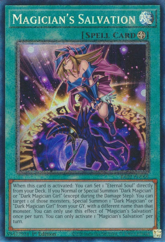 Magician's Salvation [RA01-EN068] Prismatic Collector's Rare | Kessel Run Games Inc. 