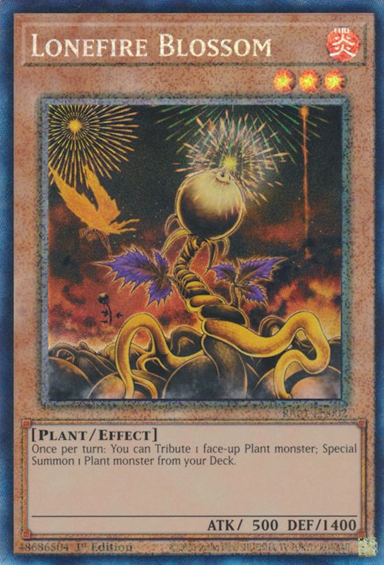 Lonefire Blossom [RA01-EN002] Prismatic Collector's Rare | Kessel Run Games Inc. 