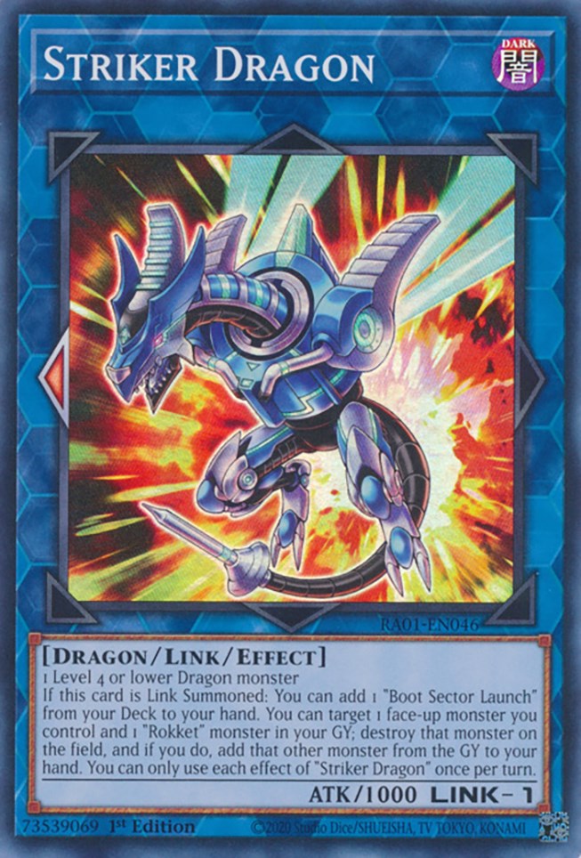 Striker Dragon [RA01-EN046] Super Rare | Kessel Run Games Inc. 