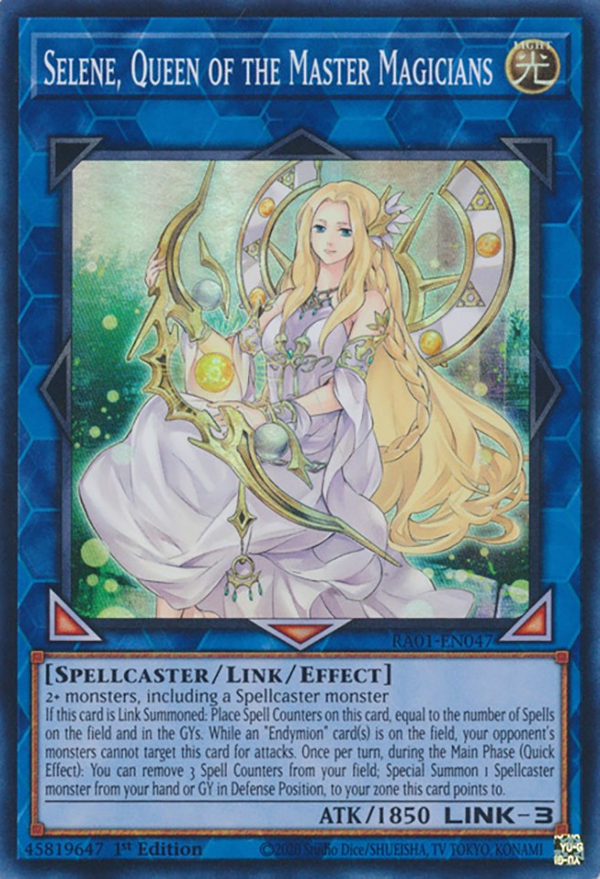 Selene, Queen of the Master Magicians [RA01-EN047] Super Rare | Kessel Run Games Inc. 