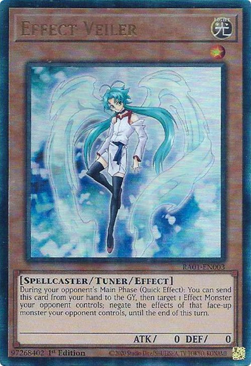 Effect Veiler [RA01-EN003] Prismatic Ultimate Rare | Kessel Run Games Inc. 