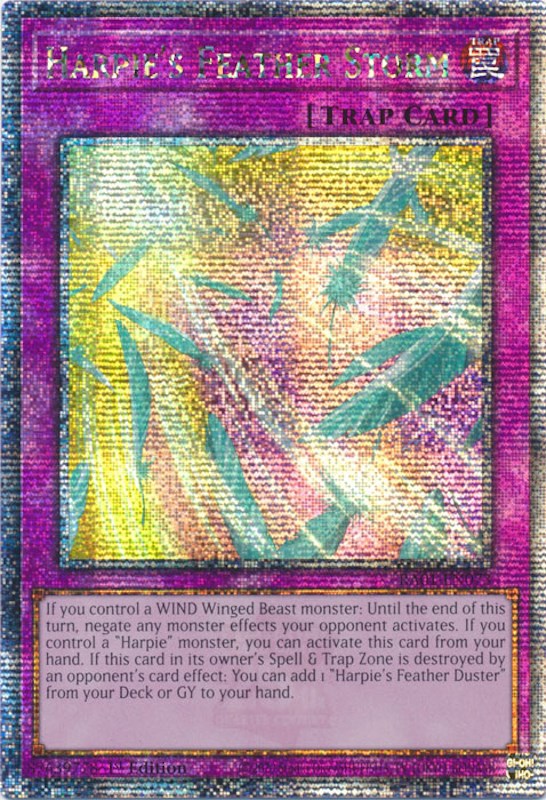 Harpie's Feather Storm [RA01-EN073] Quarter Century Secret Rare | Kessel Run Games Inc. 