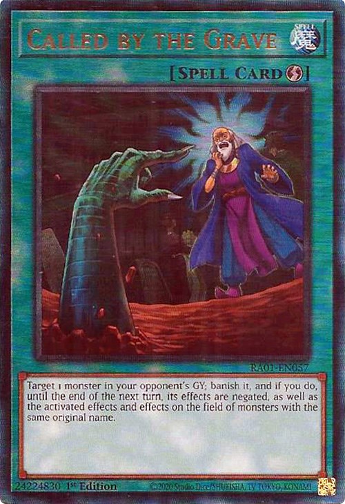 Called by the Grave [RA01-EN057] Prismatic Ultimate Rare | Kessel Run Games Inc. 