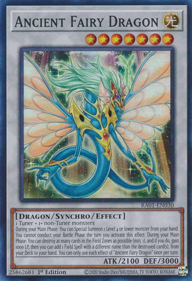 Ancient Fairy Dragon [RA01-EN030] Super Rare | Kessel Run Games Inc. 