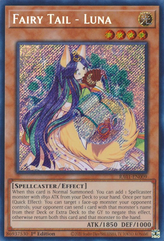 Fairy Tail - Luna [RA01-EN009] Secret Rare | Kessel Run Games Inc. 