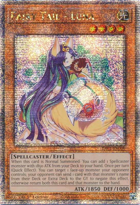 Fairy Tail - Luna [RA01-EN009] Quarter Century Secret Rare | Kessel Run Games Inc. 