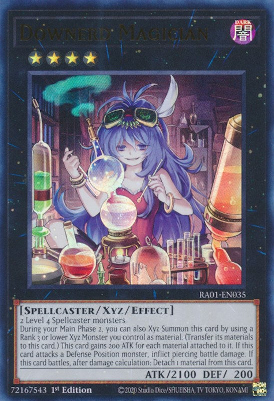 Downerd Magician [RA01-EN035] Ultra Rare | Kessel Run Games Inc. 