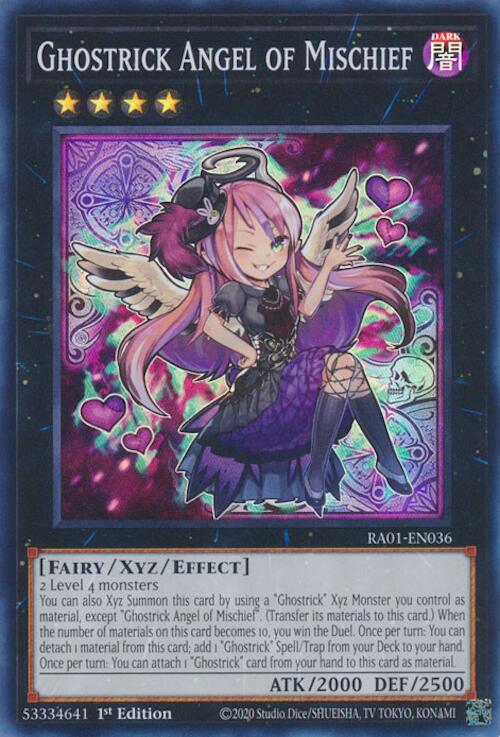 Ghostrick Angel of Mischief [RA01-EN036] Super Rare | Kessel Run Games Inc. 