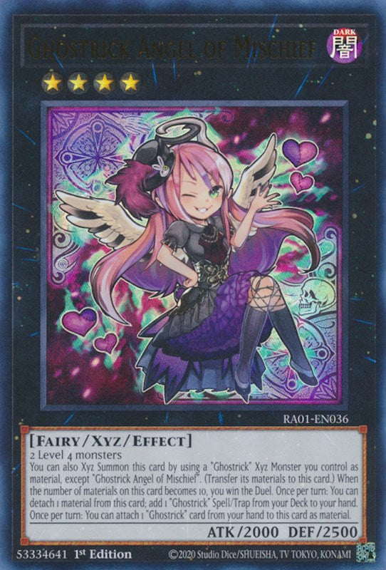 Ghostrick Angel of Mischief [RA01-EN036] Ultra Rare | Kessel Run Games Inc. 