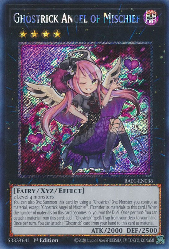 Ghostrick Angel of Mischief [RA01-EN036] Platinum Secret Rare | Kessel Run Games Inc. 