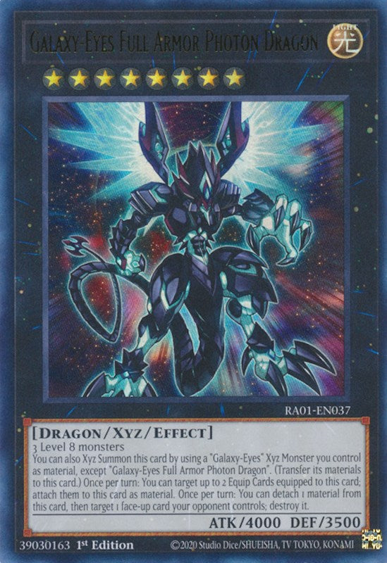 Galaxy-Eyes Full Armor Photon Dragon [RA01-EN037] Ultra Rare | Kessel Run Games Inc. 