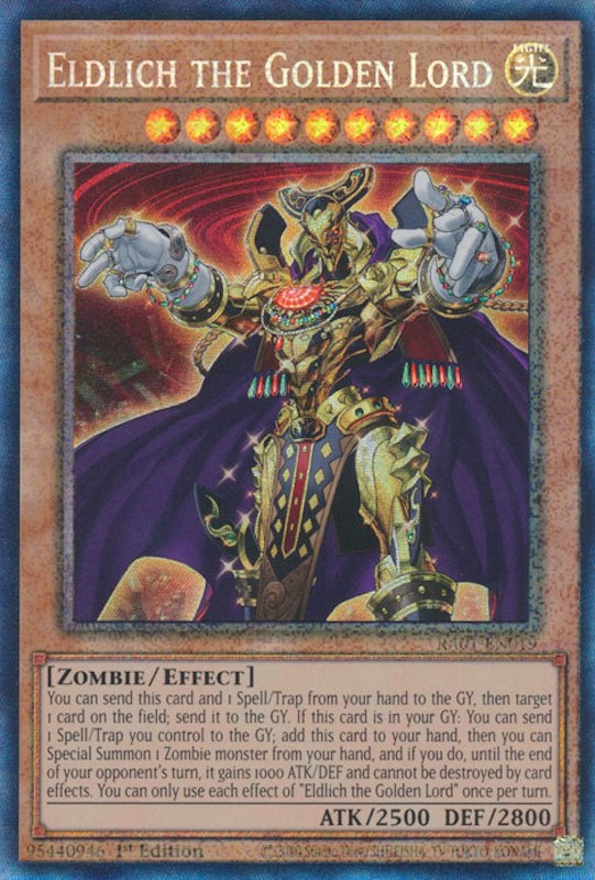 Eldlich the Golden Lord [RA01-EN019] Prismatic Collector's Rare | Kessel Run Games Inc. 