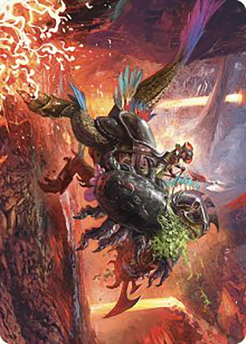 Triumphant Chomp Art Card [The Lost Caverns of Ixalan Art Series] | Kessel Run Games Inc. 