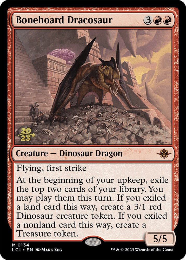 Bonehoard Dracosaur [The Lost Caverns of Ixalan Prerelease Cards] | Kessel Run Games Inc. 