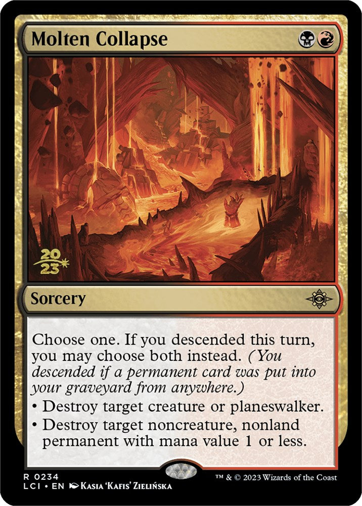 Molten Collapse [The Lost Caverns of Ixalan Prerelease Cards] | Kessel Run Games Inc. 