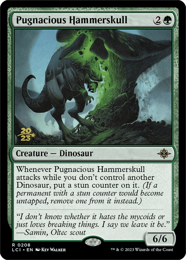 Pugnacious Hammerskull [The Lost Caverns of Ixalan Prerelease Cards] | Kessel Run Games Inc. 