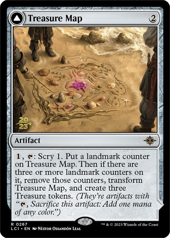 Treasure Map // Treasure Cove [The Lost Caverns of Ixalan Prerelease Cards] | Kessel Run Games Inc. 