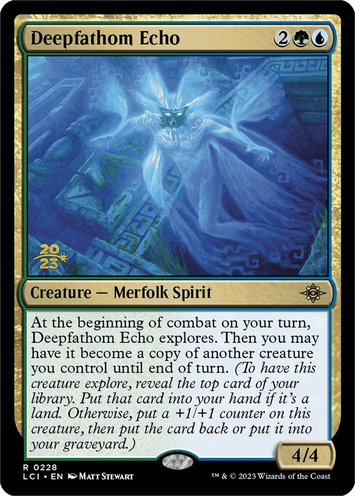 Deepfathom Echo [The Lost Caverns of Ixalan Prerelease Cards] | Kessel Run Games Inc. 