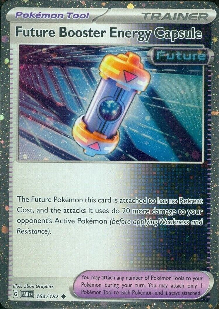 Future Booster Energy Capsule (164/182) (Cosmos Holo) [Scarlet & Violet: Paradox Rift] | Kessel Run Games Inc. 