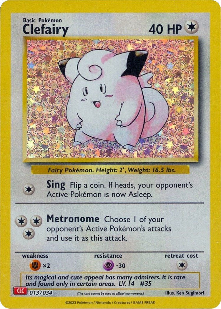 Clefairy [Trading Card Game Classic] | Kessel Run Games Inc. 